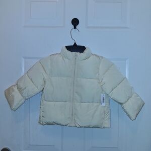 Amazon Essentials Kids Light Cream Puffer Jacket
